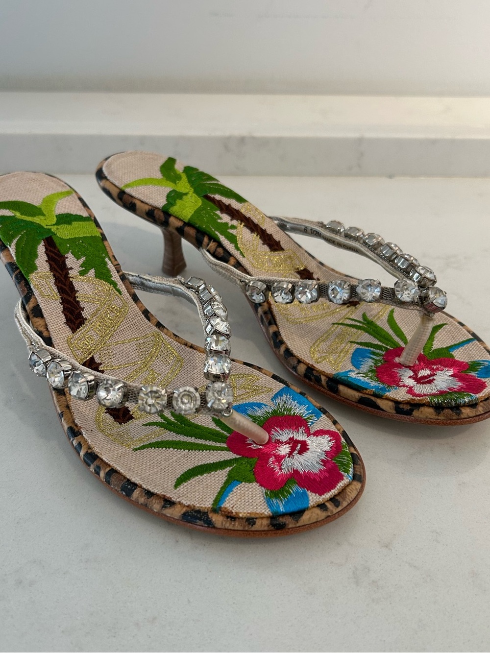 NWOT Beverly Feldman Sandals, Size 6.5